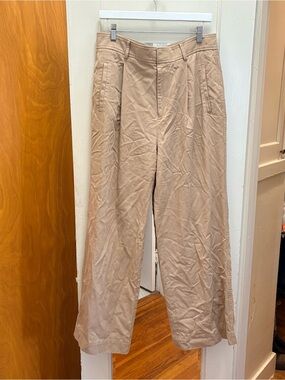 Neverland Tan Wide-Leg Pants